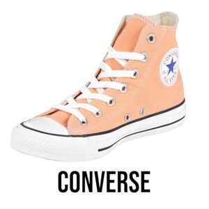 CONVERSE All Star Chuck Taylor High Tops | Peach | Women’s 7.5